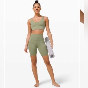 Lululemon Align High Rise 8” Shorts Rosemary Green Size 4